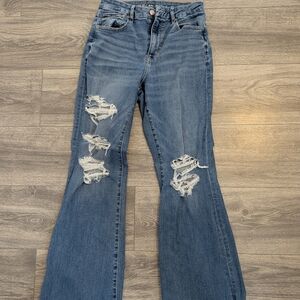 American Eagle Outfitters Blue Flare Jeans
